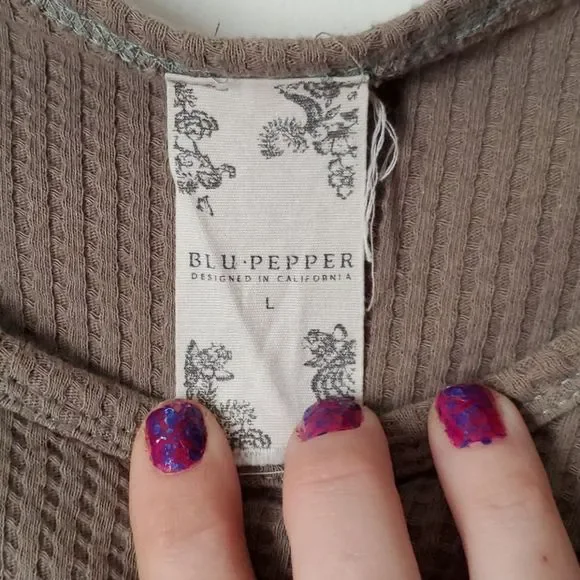 Thermal Tie Dye High Low Tunic/Dress - Picture 3 of 4